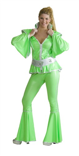 Disco Queen neon groen 