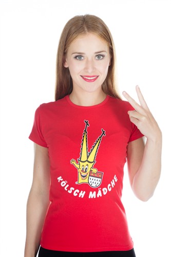 T-Shirt Kölsche Mädche (Rot)