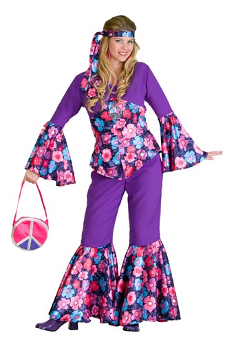 Flower Power Peace (Bluse, Hose, Stirnband)