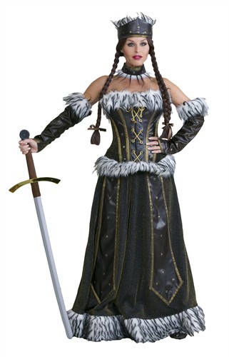 Mongolische Kämpferin Bluse, Rock, Halsb, Stirnb, Arms