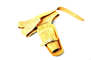 Cowboygürtel mit 1 Tasche natur