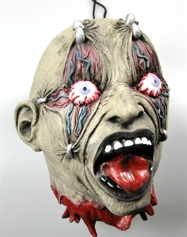Hoofd met ketting Halloween
