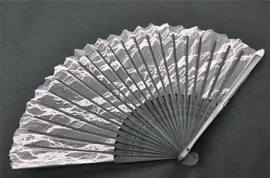 Fächer rosa (Spitze)