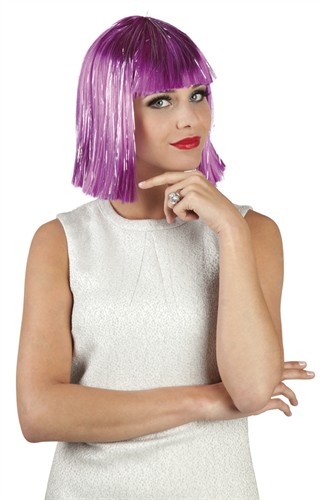 Perücke lila Gigi glamour