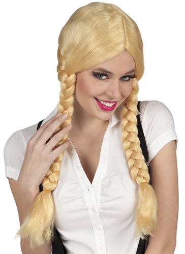 Pruik blond Natascha
