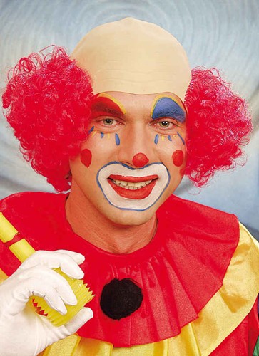 Clownglatze rot 