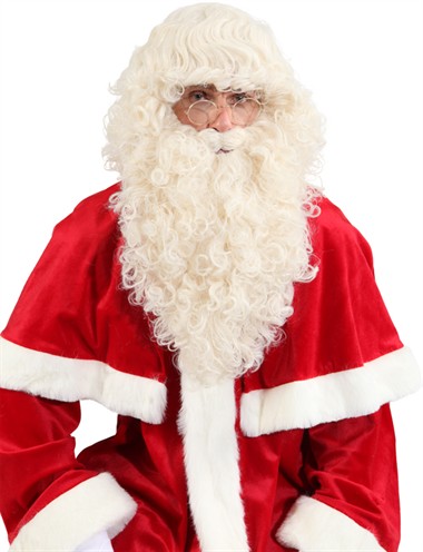 Nikolaus Perückenset natur 