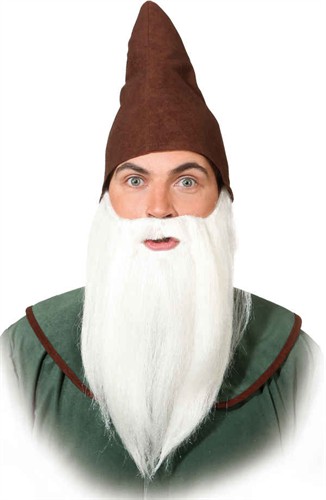 Bart weiß glatt  