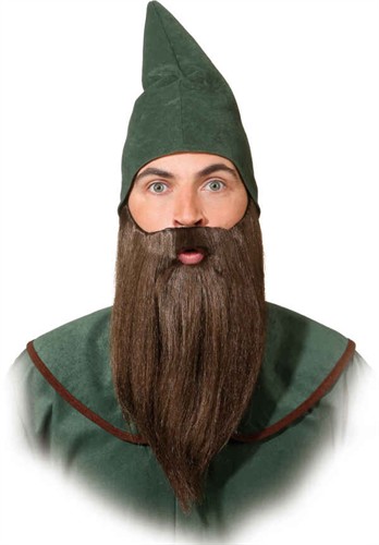 Baard bruin glad 