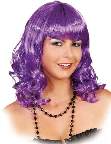 Perücke lila Katy 