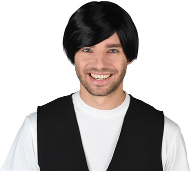 Pruik man zwart