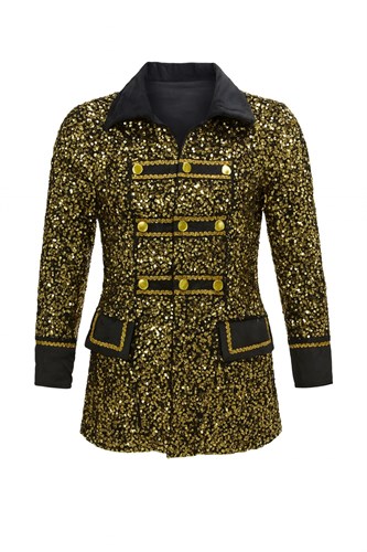 Jacket sequins gold