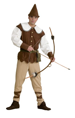 Robin bruin (bovendeel/broek/ceintuur met tas)