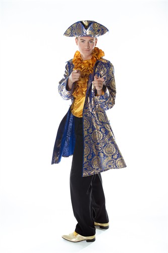 Renaissance Jas blauw/goud