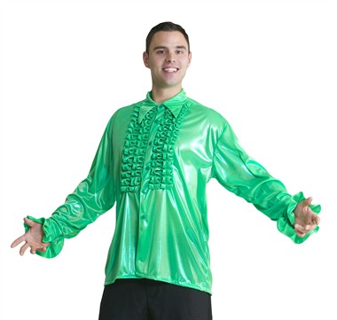 Rüschenbluse Grün