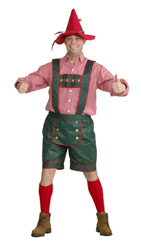 Tiroler broek oktoberfeest groen 