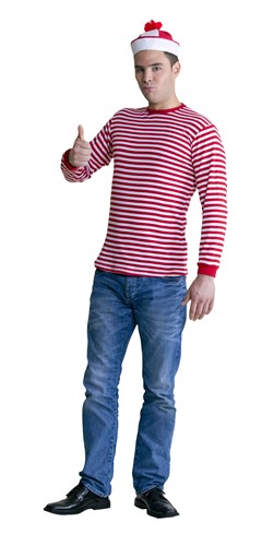 Ringelpulli rot/weiss
