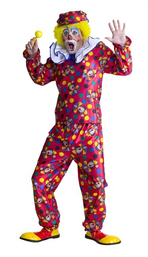 Clown Logo (Hose/Bluse-mit Kragen)(Männer-Grosse)