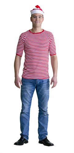 Ringelshirt rot/weiss