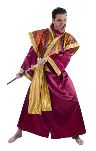 Samurai (2-tlg) Kleid mit Gürtel,Halstuch