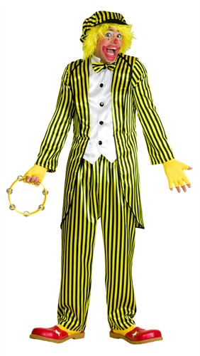 Clown Chicco geel/zwart (top/broek)
