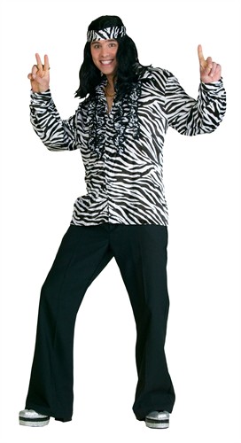 disco-blouse Funky met haarband