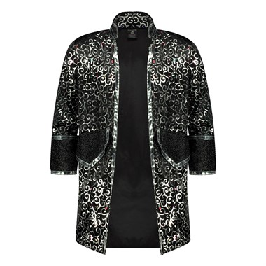 Jacket glamour silver