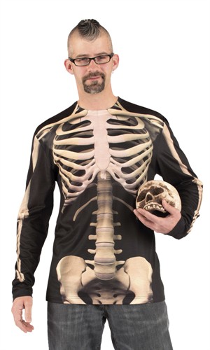 T-Shirt Skelett Halloween