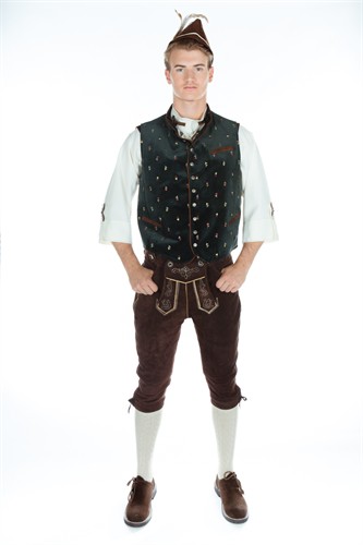 Tyrolean waistcoat green