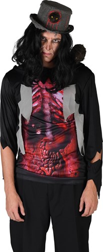 T-shirt Zombie met muts