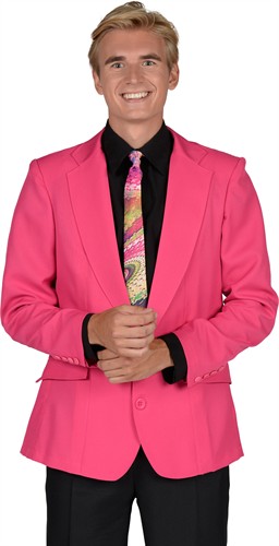 Jas pink Slim Fit