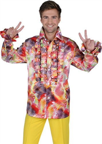Blouse met ruches Flower Power Summer