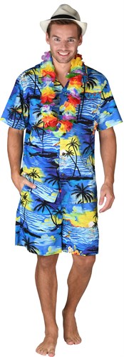 Hawaii  pants short blue