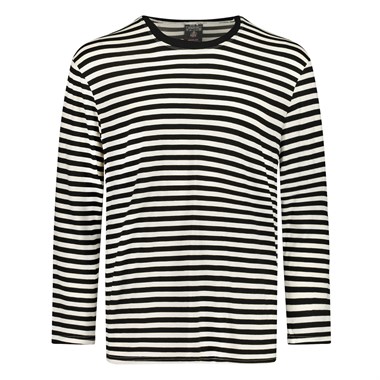 Gestreept shirt zwart/wit