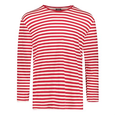 Gestreept shirt rood/wit