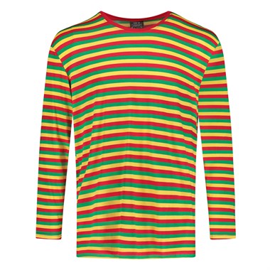 Ringelpulli rot/gelb/grün