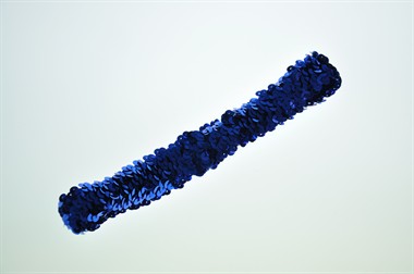 Paillettenstirnband Blau 