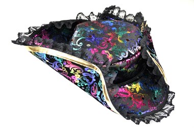 Hoed 3-steek multicolore maat57