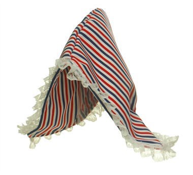 Dutch bonnet red/white/blue, one size