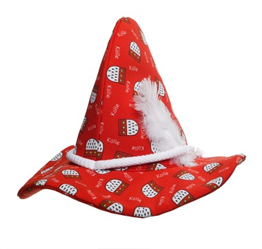 Tirolerhoed Keulen rood, one size (H=23 cm)