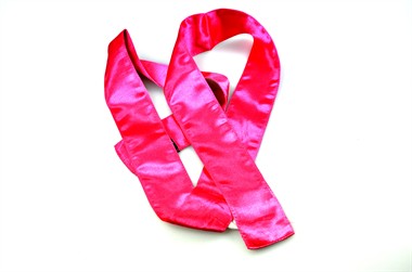 Hoofdband pink satijn