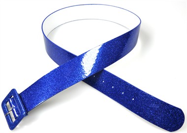 Gürtel Glitter Blau
