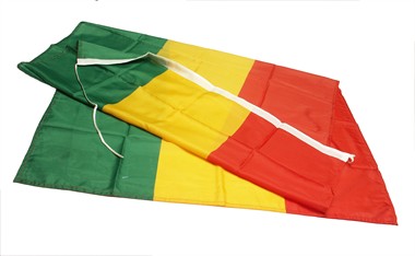 Gevelvlag rood/geel/groen (90x150 cm)