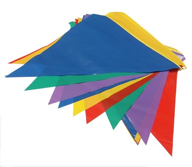 Vlaggen-slinger assortie (L=10 meter)