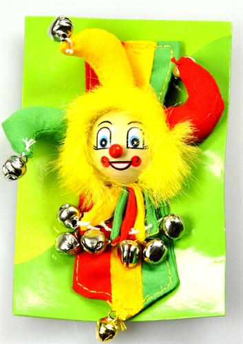 Brosche Clown 