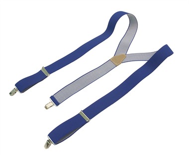 Bretels blauw (L=110 cm B=3,5 cm)