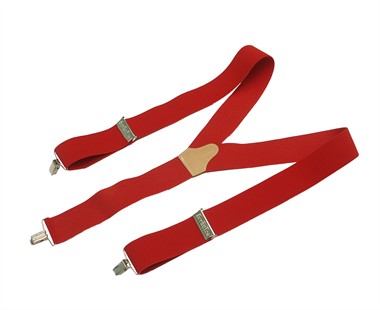Bretels extra breed rood