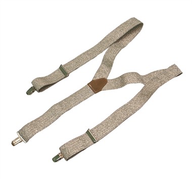 Bretels zilver lurex (L=110 cm B=3,5 cm)