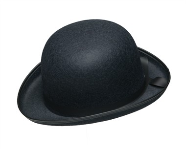 Melone Schwarz, (H=13 cm)gr. 59