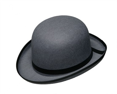 Bolhoed grijs,  (H=13 cm)mt. 59